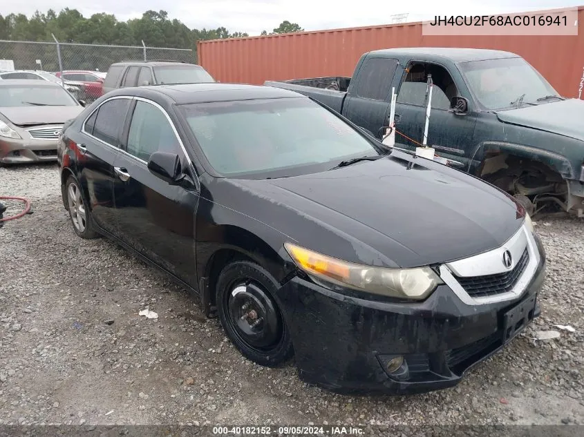 2010 Acura Tsx 2.4 VIN: JH4CU2F68AC016941 Lot: 40182152