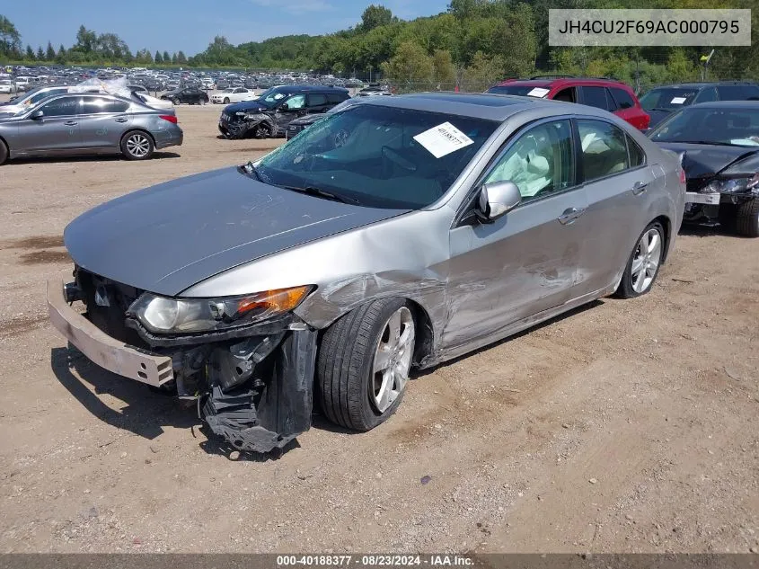 2010 Acura Tsx 2.4 VIN: JH4CU2F69AC000795 Lot: 40188377