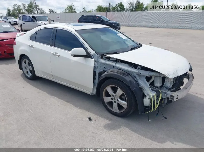 2010 Acura Tsx 2.4 VIN: JH4CU2F63AC011856 Lot: 40195253