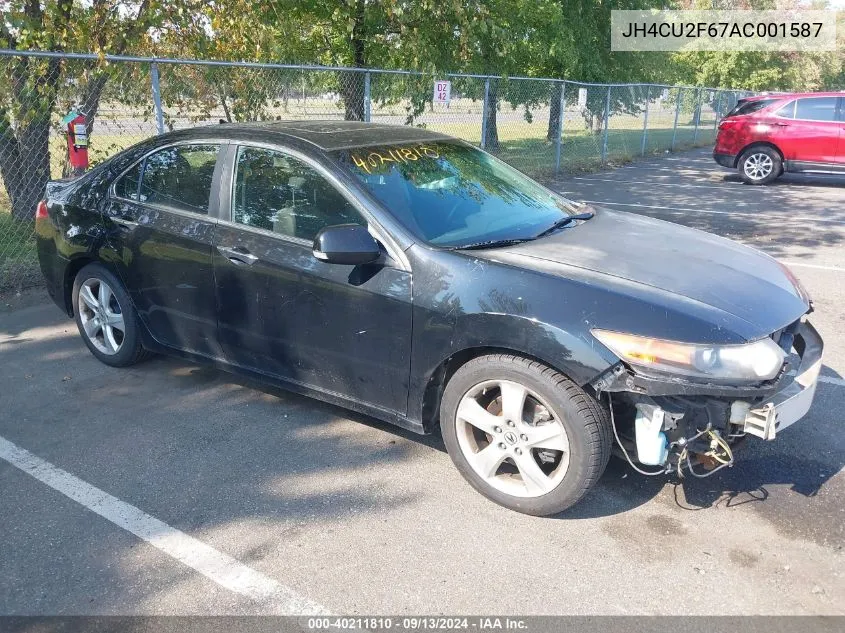 2010 Acura Tsx VIN: JH4CU2F67AC001587 Lot: 40211810