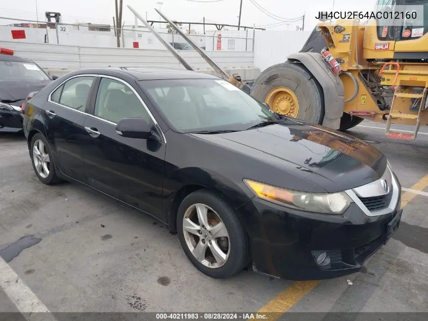 2010 Acura Tsx 2.4 VIN: JH4CU2F64AC012160 Lot: 40211983