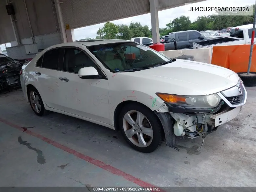 2010 Acura Tsx VIN: JH4CU2F69AC007326 Lot: 40241121