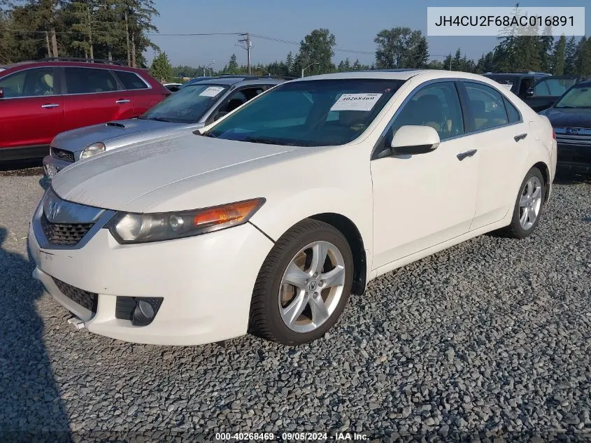 2010 Acura Tsx 2.4 VIN: JH4CU2F68AC016891 Lot: 40268469