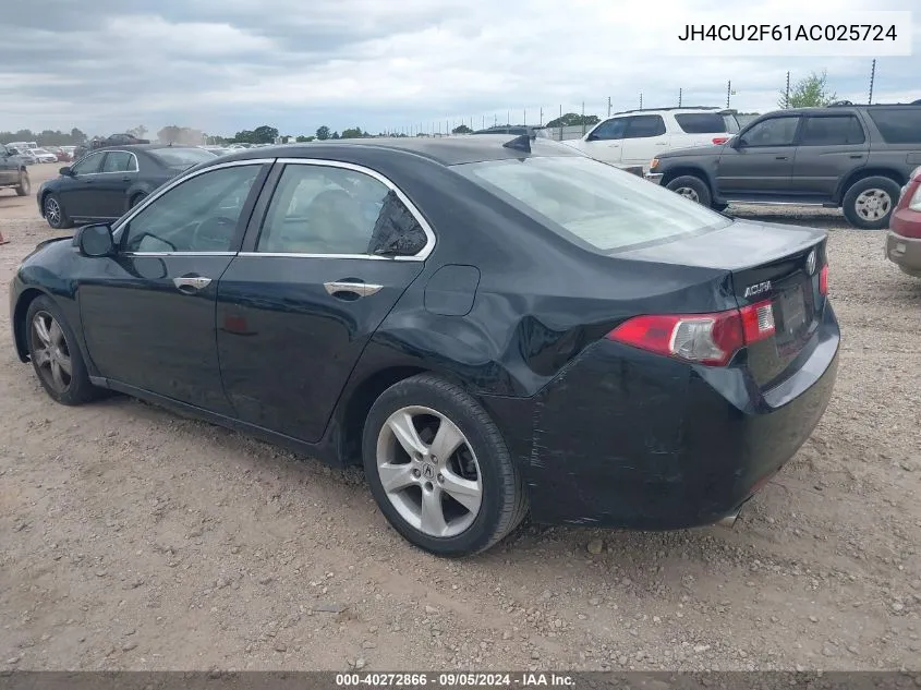 2010 Acura Tsx 2.4 VIN: JH4CU2F61AC025724 Lot: 40272866