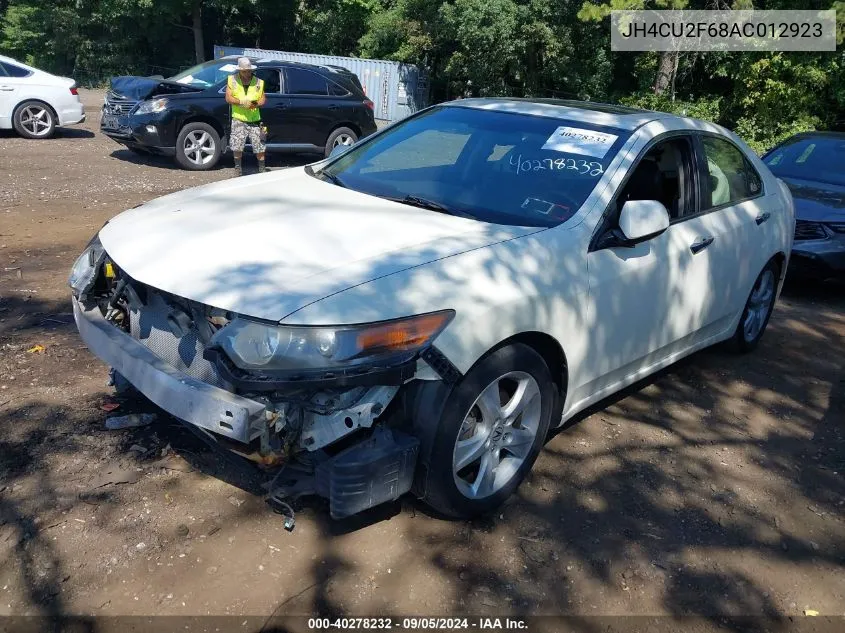 2010 Acura Tsx 2.4 VIN: JH4CU2F68AC012923 Lot: 40278232