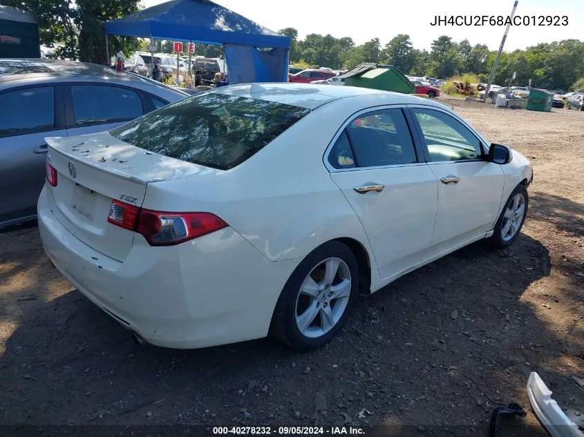 2010 Acura Tsx 2.4 VIN: JH4CU2F68AC012923 Lot: 40278232