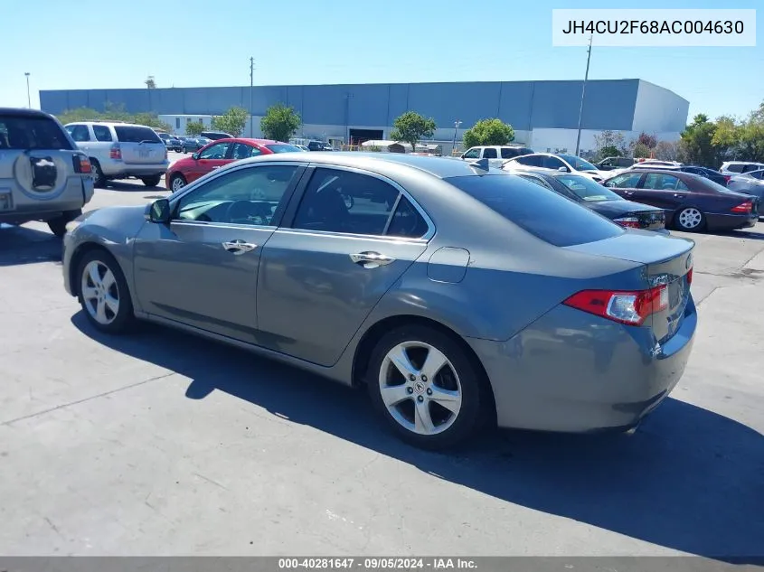 2010 Acura Tsx 2.4 VIN: JH4CU2F68AC004630 Lot: 40281647