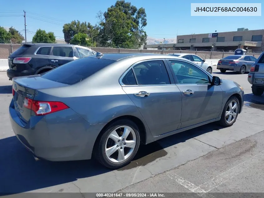 2010 Acura Tsx 2.4 VIN: JH4CU2F68AC004630 Lot: 40281647