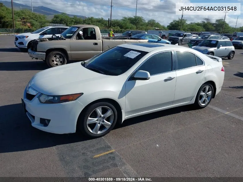 JH4CU2F64AC031548 2010 Acura Tsx 2.4