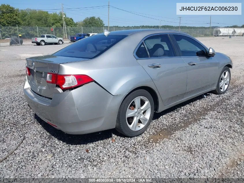 2010 Acura Tsx 2.4 VIN: JH4CU2F62AC006230 Lot: 40303538