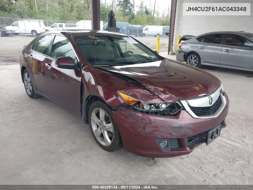 JH4CU2F61AC043348 2010 Acura Tsx 2.4