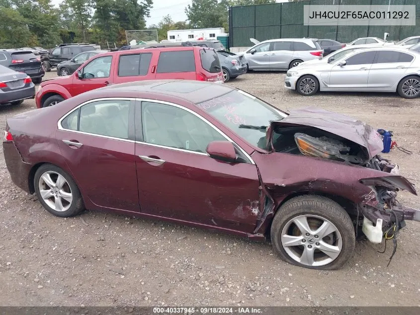 JH4CU2F65AC011292 2010 Acura Tsx 2.4