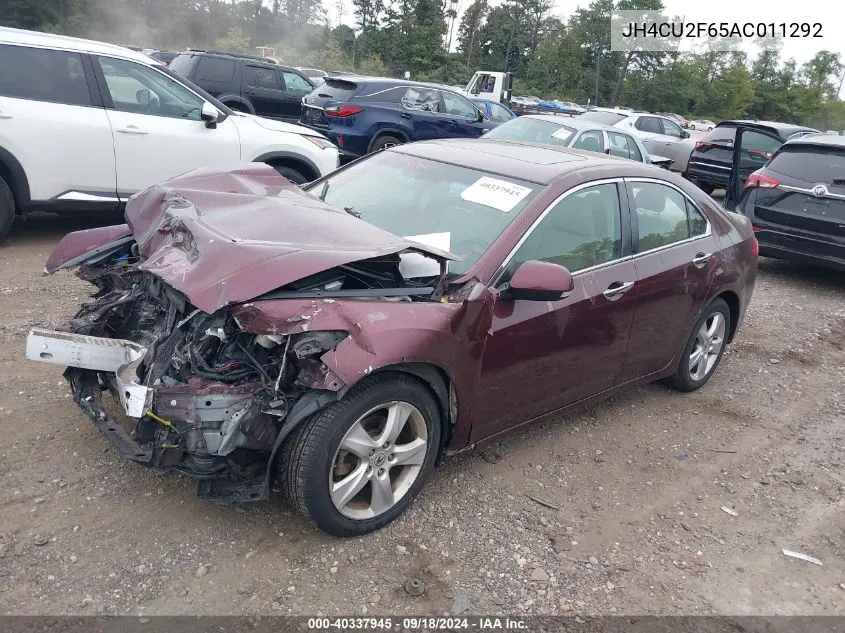 JH4CU2F65AC011292 2010 Acura Tsx 2.4