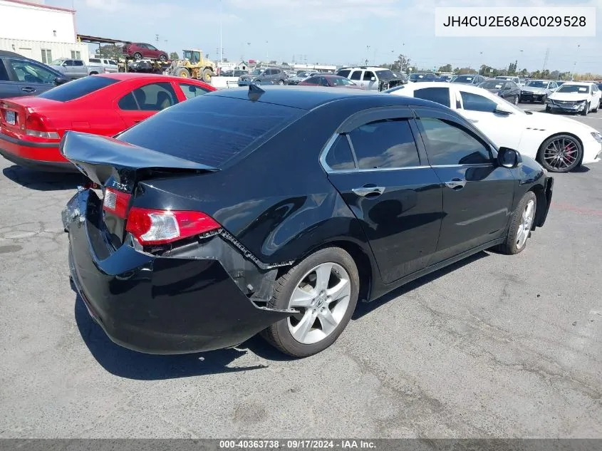 2010 Acura Tsx 2.4 VIN: JH4CU2E68AC029528 Lot: 40363738