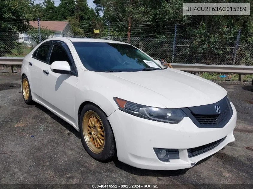 2010 Acura Tsx 2.4 VIN: JH4CU2F63AC015289 Lot: 40414552