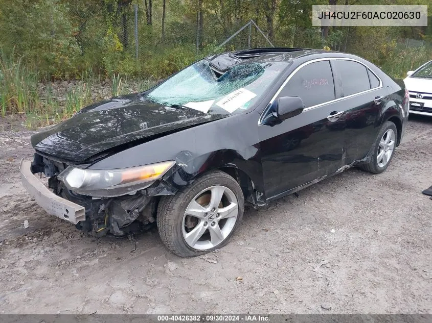 2010 Acura Tsx VIN: JH4CU2F60AC020630 Lot: 40426382