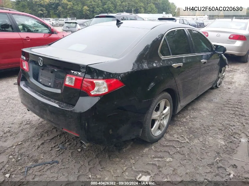 2010 Acura Tsx VIN: JH4CU2F60AC020630 Lot: 40426382