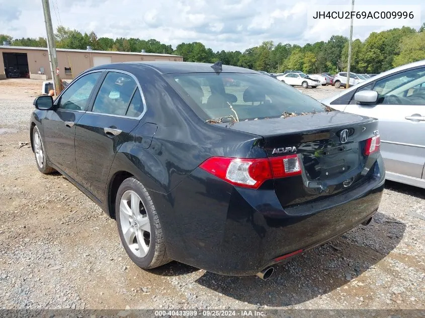 2010 Acura Tsx 2.4 VIN: JH4CU2F69AC009996 Lot: 40433989