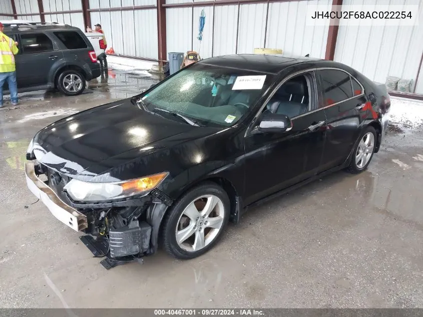 2010 Acura Tsx 2.4 VIN: JH4CU2F68AC022254 Lot: 40467001