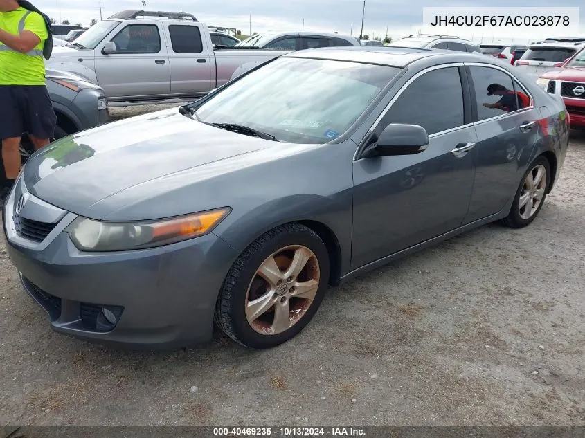 2010 Acura Tsx 2.4 VIN: JH4CU2F67AC023878 Lot: 40469235