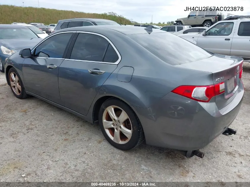 2010 Acura Tsx 2.4 VIN: JH4CU2F67AC023878 Lot: 40469235