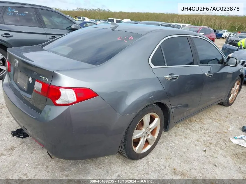 2010 Acura Tsx 2.4 VIN: JH4CU2F67AC023878 Lot: 40469235