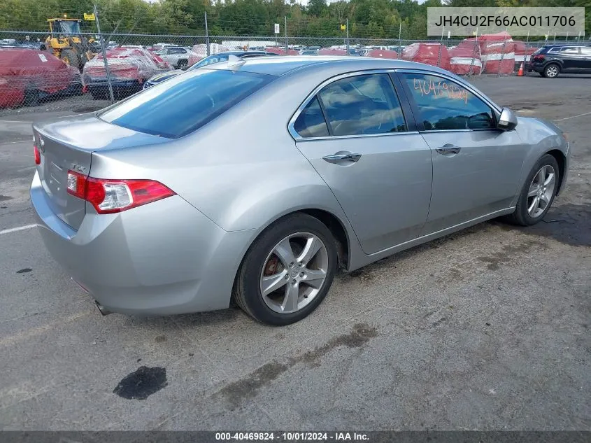 2010 Acura Tsx 2.4 VIN: JH4CU2F66AC011706 Lot: 40469824