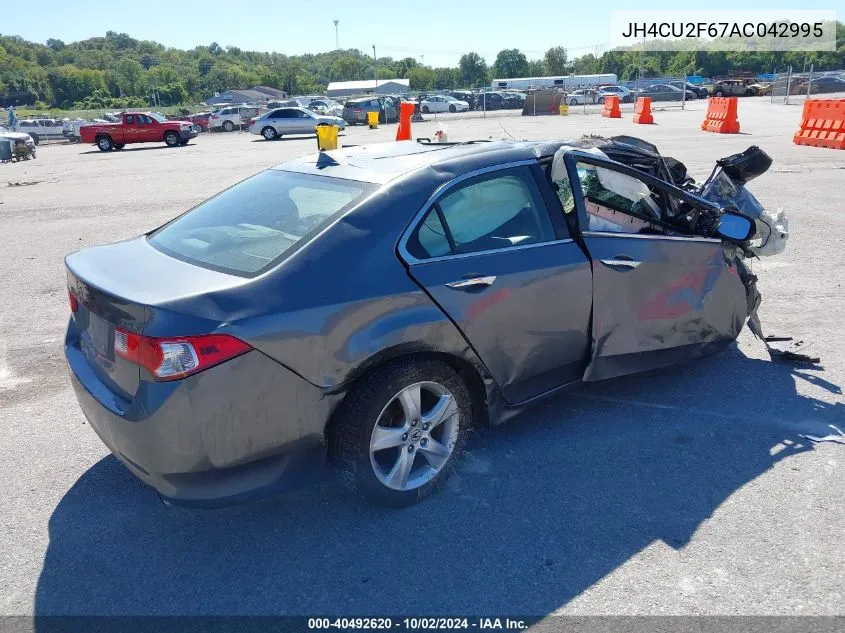 2010 Acura Tsx 2.4 VIN: JH4CU2F67AC042995 Lot: 40492620