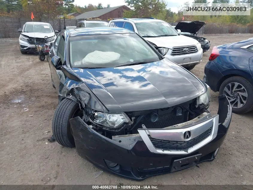 2010 Acura Tsx 2.4 VIN: JH4CU2F66AC030983 Lot: 40562785