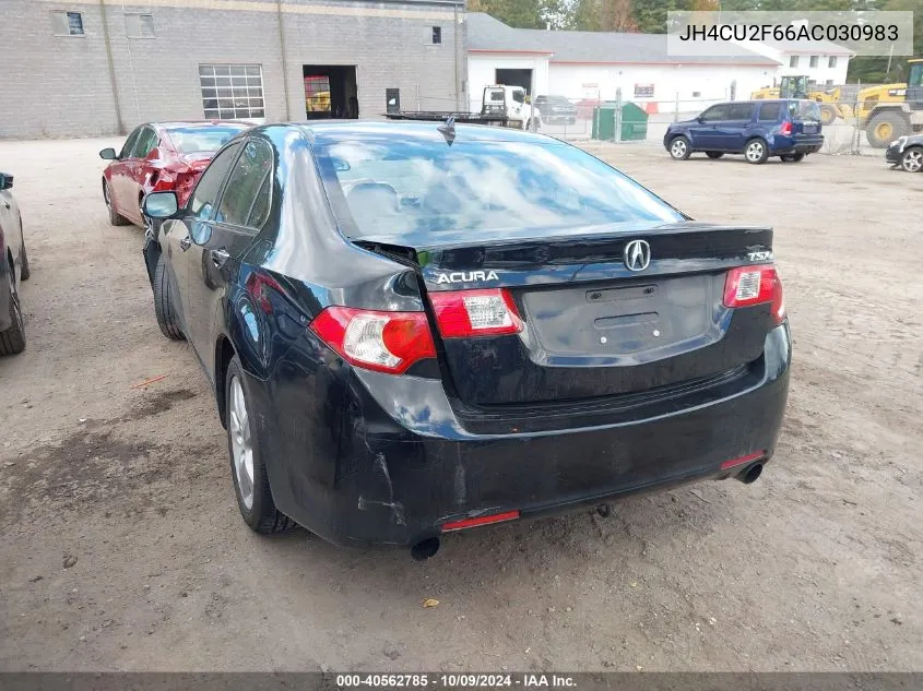 2010 Acura Tsx 2.4 VIN: JH4CU2F66AC030983 Lot: 40562785