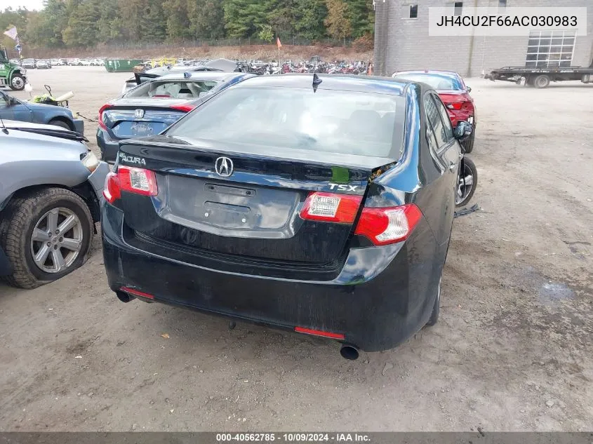 2010 Acura Tsx 2.4 VIN: JH4CU2F66AC030983 Lot: 40562785