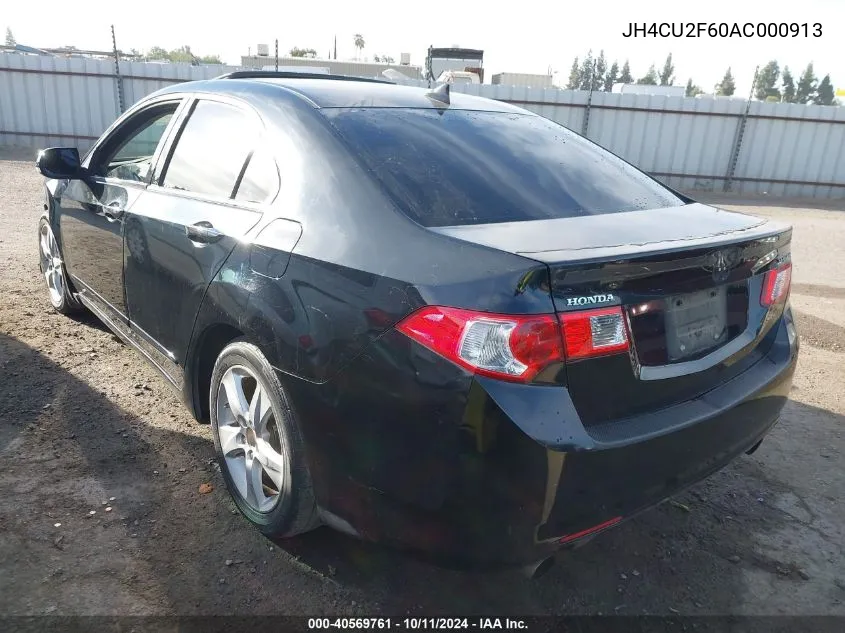 2010 Acura Tsx 2.4 VIN: JH4CU2F60AC000913 Lot: 40569761