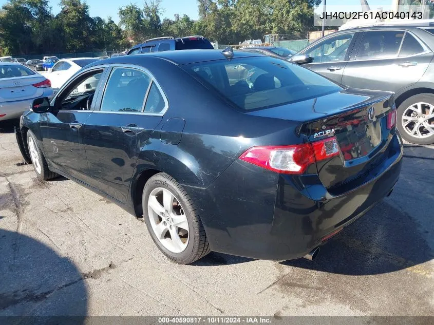 2010 Acura Tsx 2.4 VIN: JH4CU2F61AC040143 Lot: 40590817