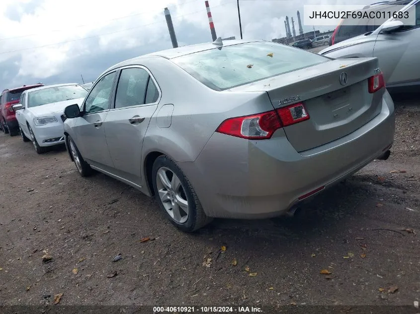 2010 Acura Tsx 2.4 VIN: JH4CU2F69AC011683 Lot: 40610921