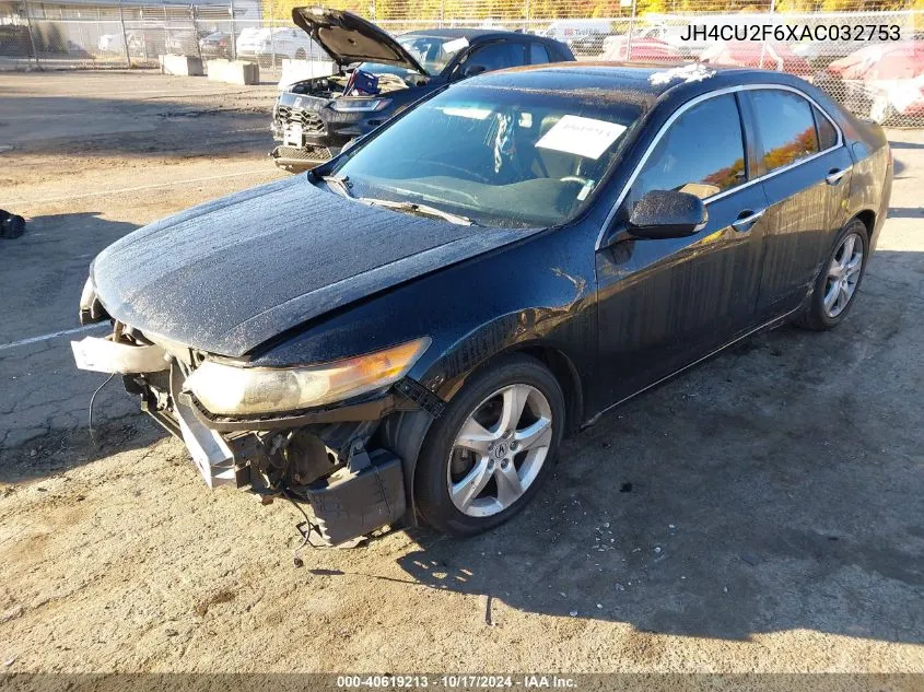 2010 Acura Tsx 2.4 VIN: JH4CU2F6XAC032753 Lot: 40619213