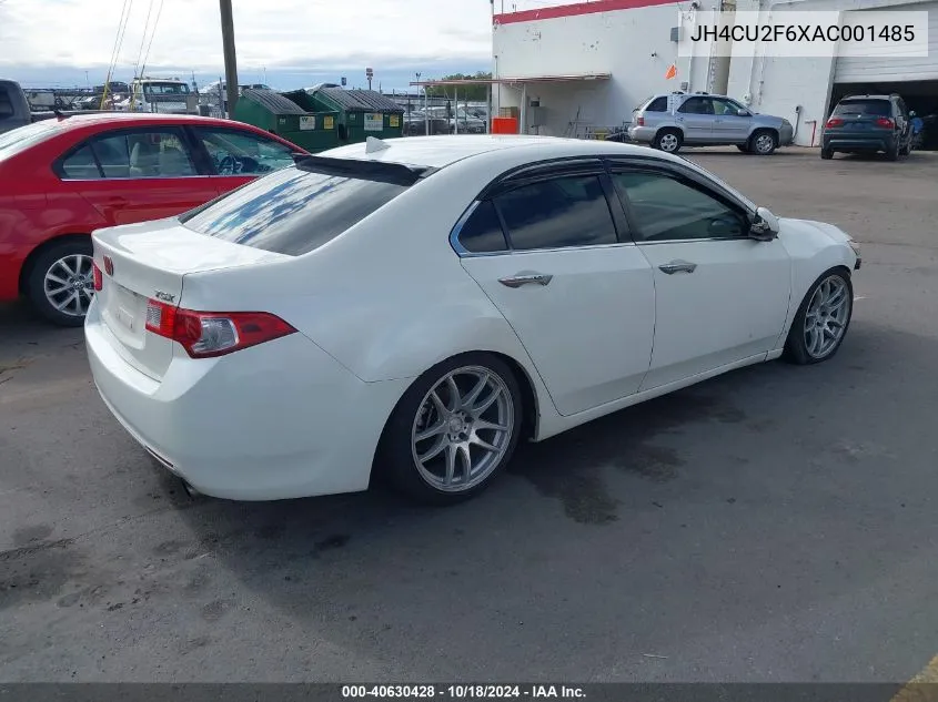 2010 Acura Tsx 2.4 VIN: JH4CU2F6XAC001485 Lot: 40630428