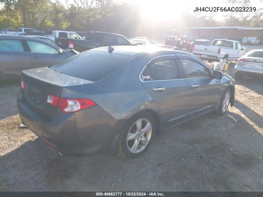 2010 Acura Tsx 2.4 VIN: JH4CU2F66AC023239 Lot: 40662777