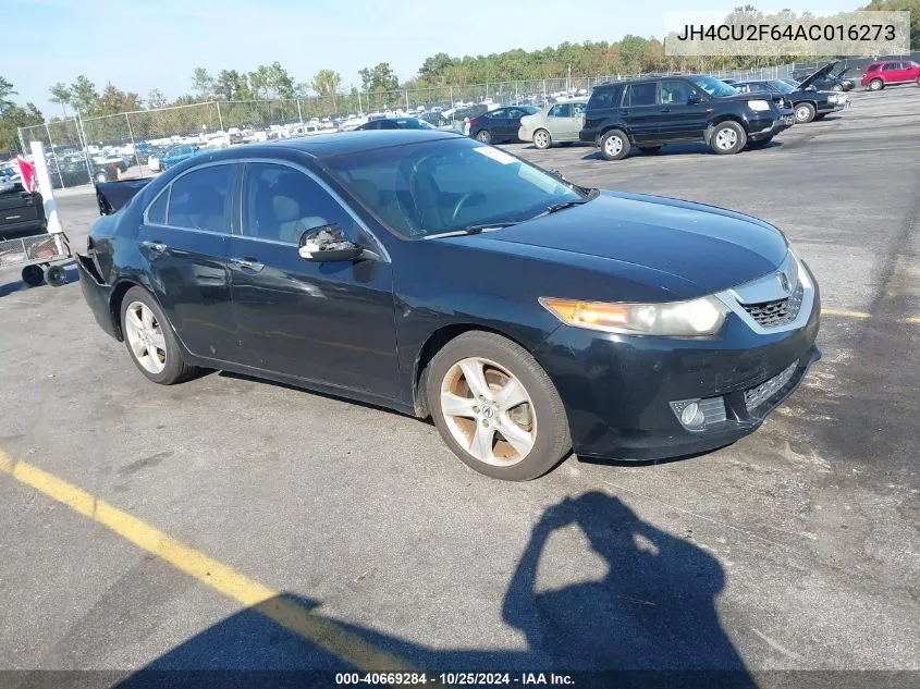 2010 Acura Tsx 2.4 VIN: JH4CU2F64AC016273 Lot: 40669284