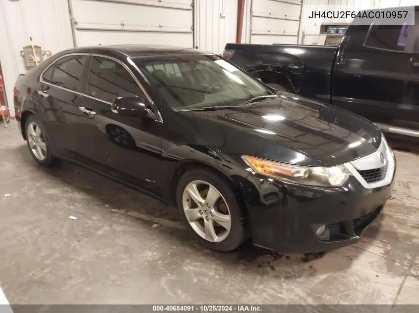 2010 Acura Tsx 2.4 VIN: JH4CU2F64AC010957 Lot: 40684091