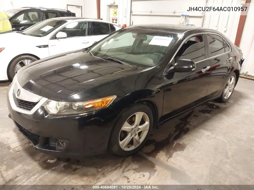 2010 Acura Tsx 2.4 VIN: JH4CU2F64AC010957 Lot: 40684091