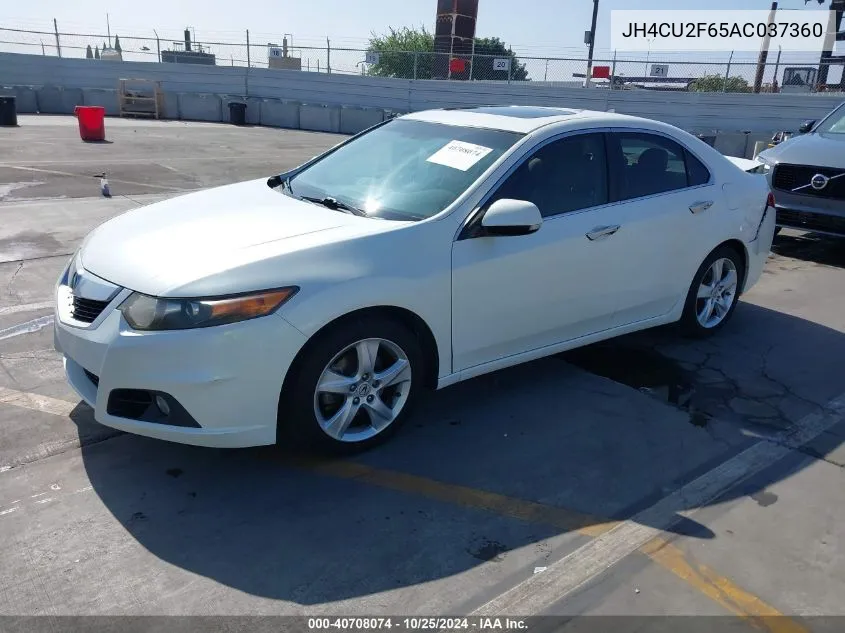 2010 Acura Tsx 2.4 VIN: JH4CU2F65AC037360 Lot: 40708074