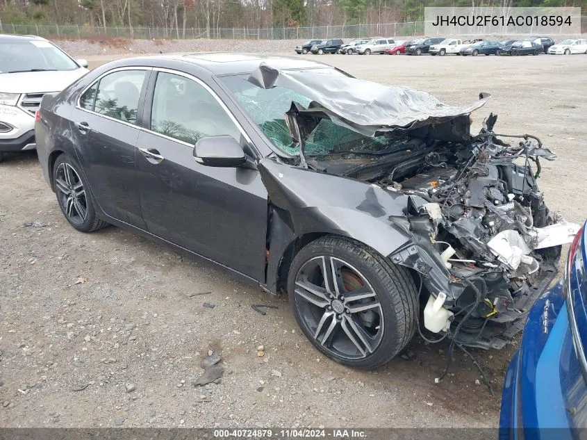 2010 Acura Tsx 2.4 VIN: JH4CU2F61AC018594 Lot: 40724879