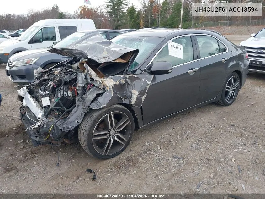 2010 Acura Tsx 2.4 VIN: JH4CU2F61AC018594 Lot: 40724879