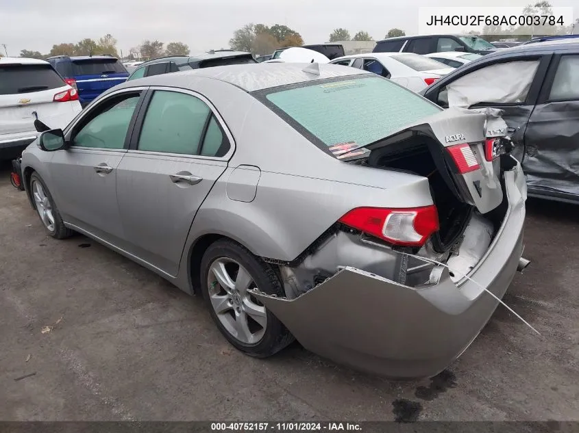 2010 Acura Tsx 2.4 VIN: JH4CU2F68AC003784 Lot: 40752157