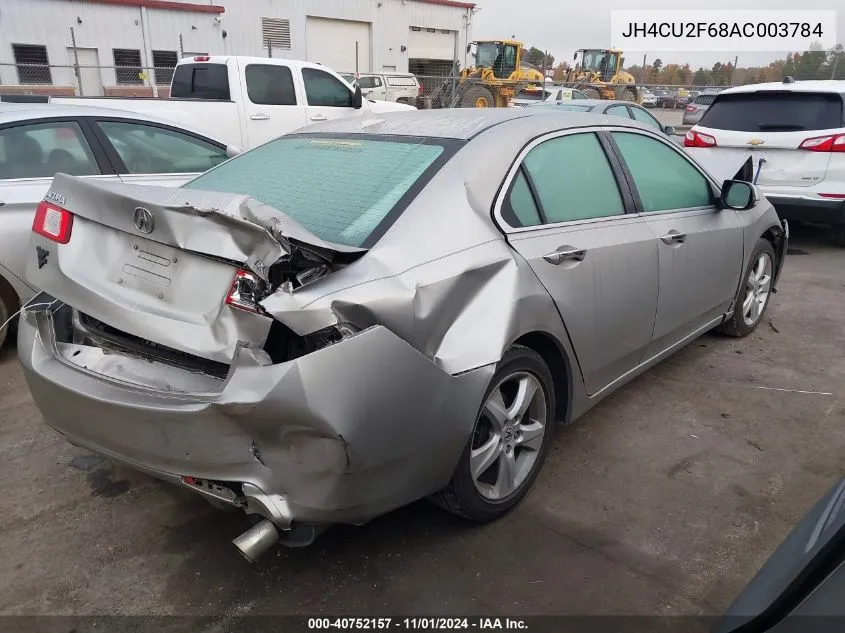 2010 Acura Tsx 2.4 VIN: JH4CU2F68AC003784 Lot: 40752157