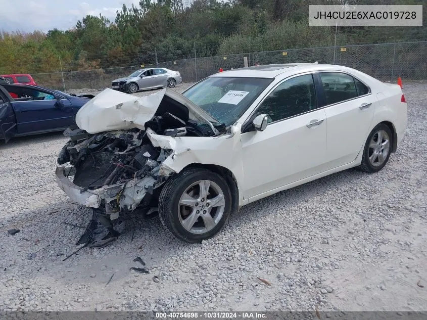 2010 Acura Tsx 2.4 VIN: JH4CU2E6XAC019728 Lot: 40754698