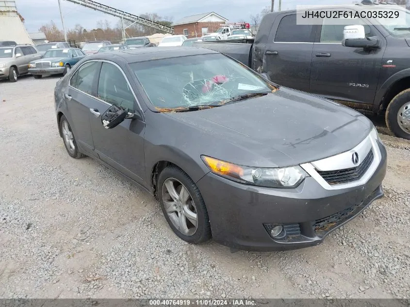 2010 Acura Tsx 2.4 VIN: JH4CU2F61AC035329 Lot: 40764919