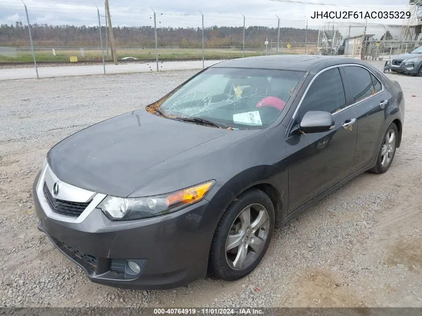 2010 Acura Tsx 2.4 VIN: JH4CU2F61AC035329 Lot: 40764919