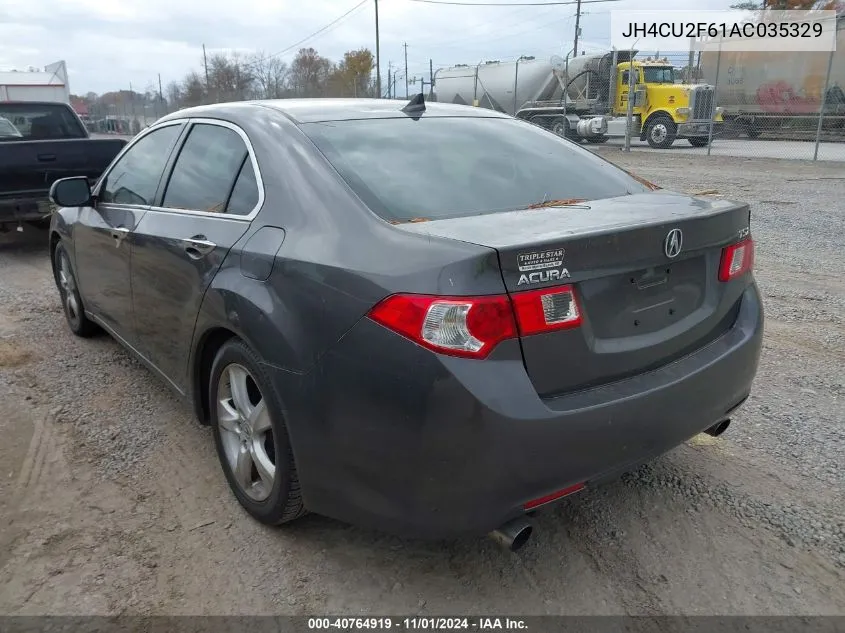 2010 Acura Tsx 2.4 VIN: JH4CU2F61AC035329 Lot: 40764919