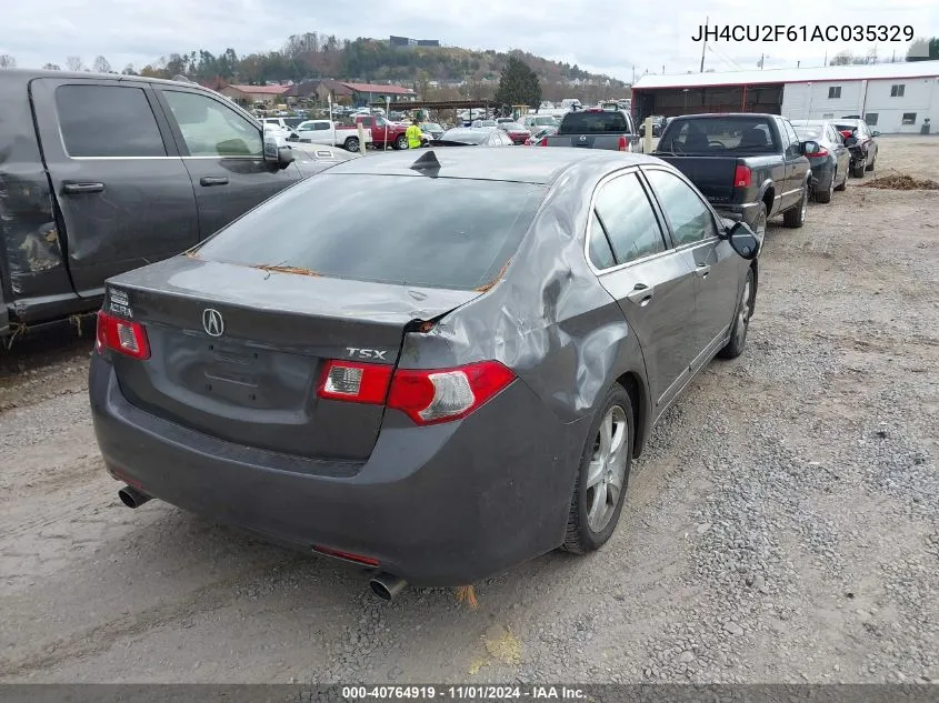 2010 Acura Tsx 2.4 VIN: JH4CU2F61AC035329 Lot: 40764919